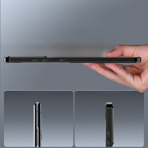 Carcasă de protecție pentru camera foto pentru Samsung Galaxy Note 10+ Plus, CamShield MagSafe, transparent / negru