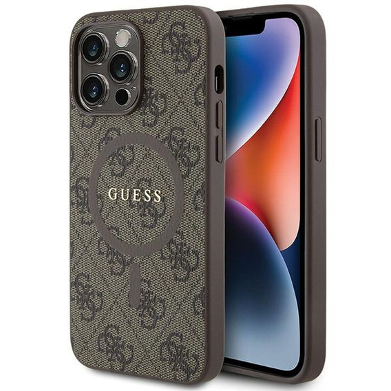 Husă GUESS 4G Ring Classic Logo pentru iPhone 13 Pro