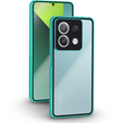 Husa pentru Xiaomi Redmi Note 13 Pro 5G, Magnetic Dual Glass, verde