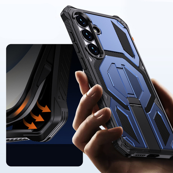 Husă de protecție compatibilă cu MagSafe, cu suport pentru Samsung Galaxy S25 FE