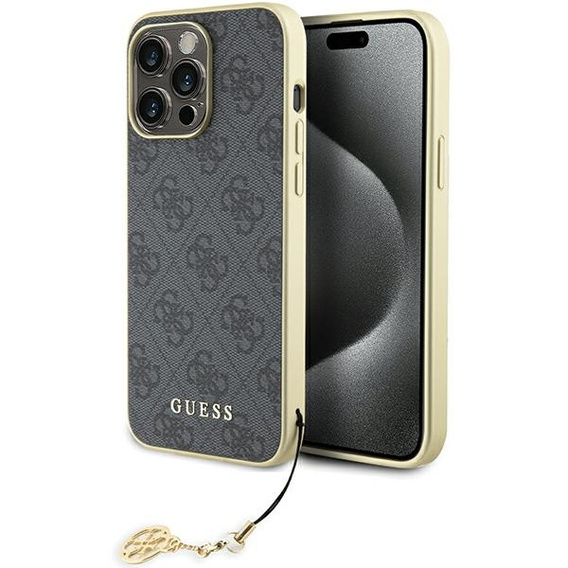 Husă Guess 4G Charms cu breloc pentru iPhone 15 Pro Max