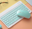 Set tastatură wireless și mouse Bluetooth pentru Android/Windows, verde