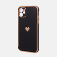 Huse pentru Apple iPhone 11, Electro heart, negru