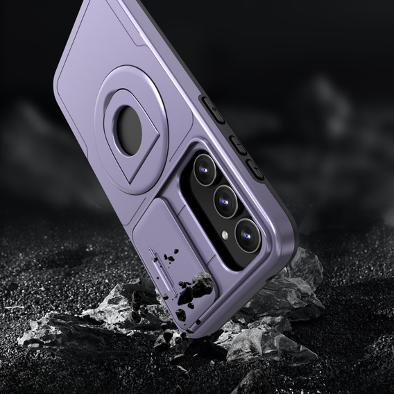 Husă pentru Samsung Galaxy S20 FE, Military Magnet, pentru MagSafe, violet