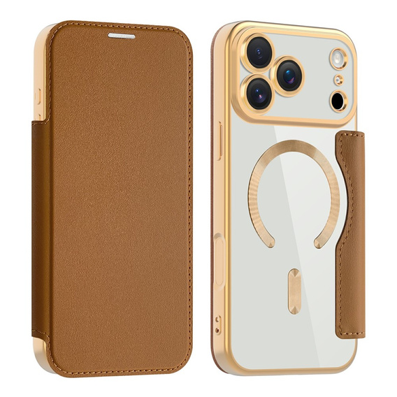 Carcasă RFID Wallet MagSafe flip cu protecție pentru camera foto pentru iPhone 17 Pro Max