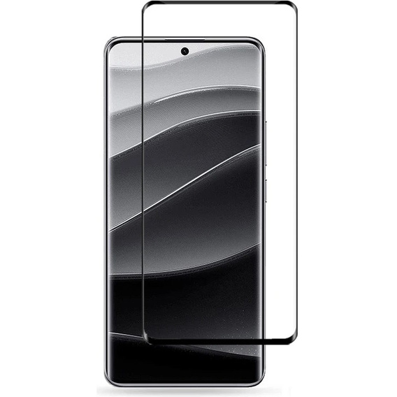 Sticlă călită 3D pentru Xiaomi Redmi Note 14 Pro+, cadru negru