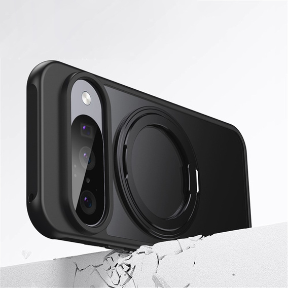 Husă pentru Google Pixel 10 / 10 Pro , pentru MagSafe, cu suport, negru