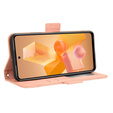 Cu clapetă pentru Infinix Hot 40i, Card Slot, roz