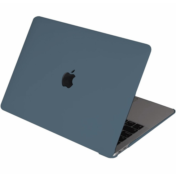 Husă pentru MacBook Air 13 A2337 M1 A2179 A1932, HardShell, albastru închis