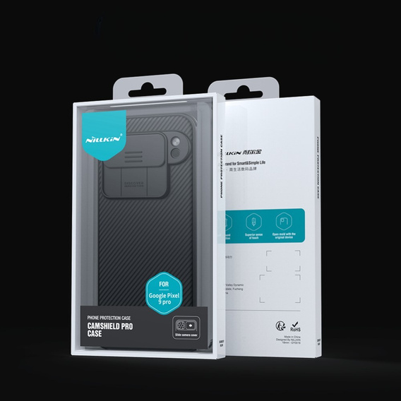 Carcasă blindată Nillkin pentru Google Pixel 9 Pro XL, CamShield Pro, negru