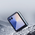 Husă Dux Ducis pentru Samsung Galaxy Z Flip7 5G, Bril, albastru