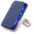 Husă Dux Ducis pentru iPhone 17, Skin X Pro, cu clapetă, pentru MagSafe, albastru marin