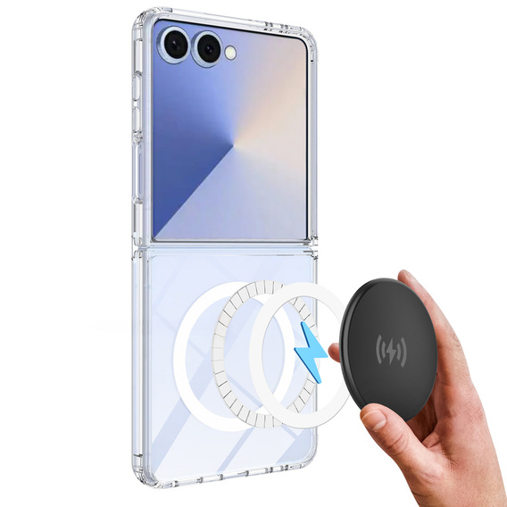 Husă transparentă cu MagSafe pentru Samsung Galaxy Z Flip7 5G