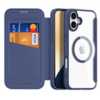 Dux Ducis Huse pentru iPhone 16, Skin X Pro, MagSafe, albastru închis
