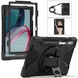 Husa blindată pentru Lenovo Tab P11 Pro Gen 2 TB132FU TB132XU 11.2", carcasă de protecție 360 cu slot pentru stylus, negru