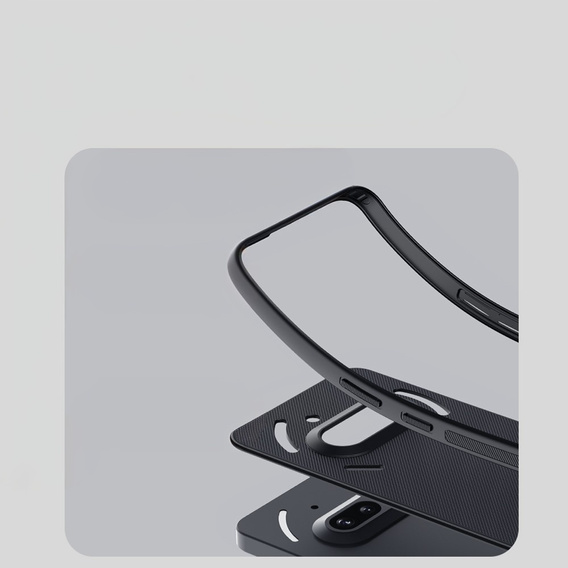 Husa NILLKIN pentru Nothing Phone 3a, Frosted Shield, pentru MagSafe, negru