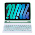 Carcasă cu tastatură bluetooth pentru iPad mini 8.3" 2021 (6 gen.) / iPad mini 8.3" 2024 (7 gen.), verde