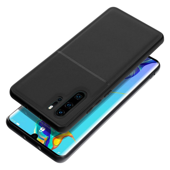 Carcasă pentru Huawei P30 Pro, cu placă de prindere magnetică, negru