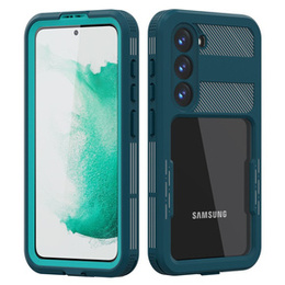 Husă impermeabilă IP68 pentru Samsung Galaxy S23 Plus, verde