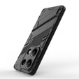 Husa pentru Xiaomi Redmi Note 13 Pro 4G, Military kickstand, negru