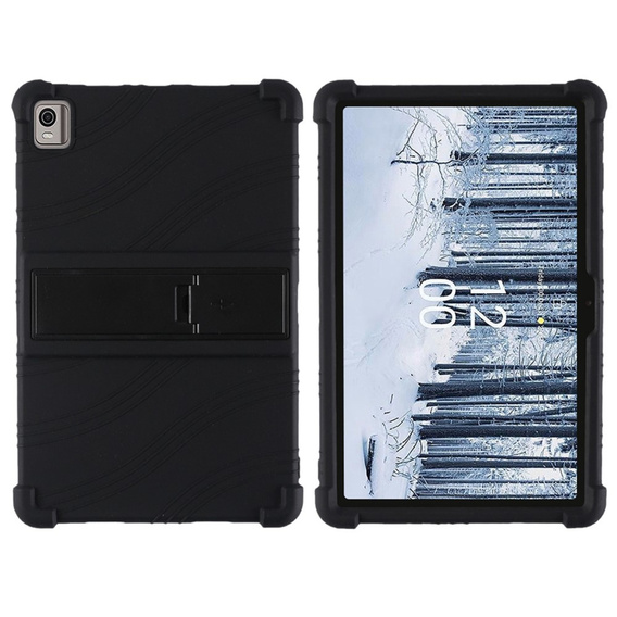 Silicon husă pentru Nokia T21, Impact, armat, negru