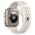 Curea din silicon pentru Apple Watch 1/2/3/4/4/5/6/6/7/8/SE/ULTRA 42/44/45/49MM, bej