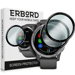 2x ERBORD Hybrid Glass pentru Garmin Vivoactive 4