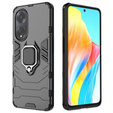 Huse pentru Oppo A58 4G, Kickstand Ring, negru