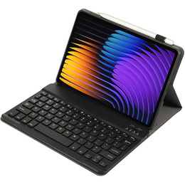 Carcasă cu tastatură bluetooth pentru Xiaomi Pad 7 / 7 Pro, negru
