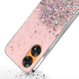 Huse pentru Oppo Reno8 T, Glittery, roz