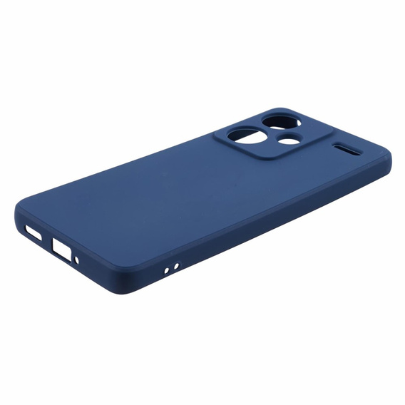 Husa pentru Xiaomi Redmi Note 13 Pro+, Silicone Lite, albastru închis