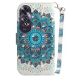 Cu clapetă pentru Oppo A60, Wallet, Mandala Flower
