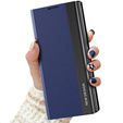 Cu clapetă pentru Xiaomi Redmi 10C, Side Magnetic, albastru închis