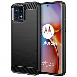 Huse pentru Motorola Edge 40 Pro, Carbon, negru