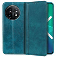 Husa cu clapetă pentru OnePlus 11 5G, Split Leather, verde