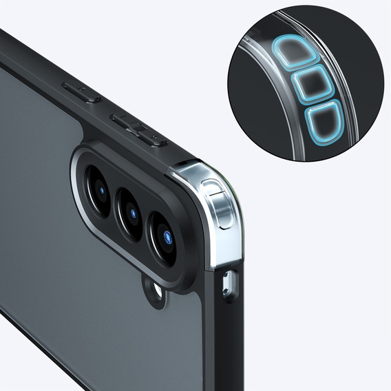 Husă Fusion Hybrid pentru Samsung Galaxy A57 5G, negru