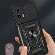Husă blindată pentru Motorola Moto G24 / G24 Power / G04, CamShield Slide, negru