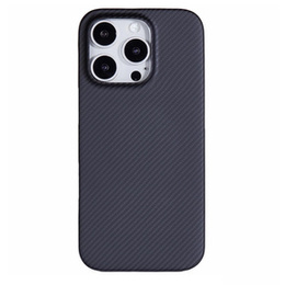 Husă pentru iPhone 16 Pro, Aramid Fiber Cover, negru