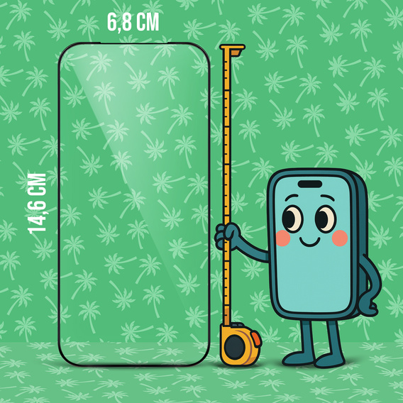 Sticlă temperată 5D Smart Palm Full Glue pentru iPhone 17 Pro