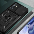 Husă blindată pentru Samsung Galaxy A34 5G, CamShield Slide, negru