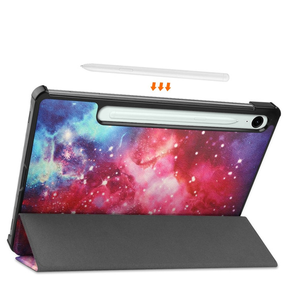 Husă pentru Samsung Galaxy Tab S10 Lite / S10 FE / S9 FE, cu clapetă, galaxy