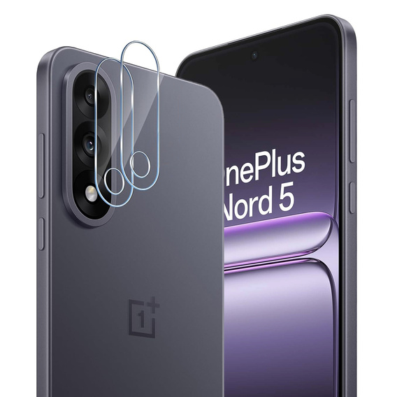 2x ERBORD sticlă călită ERBORD pentru camera pentru Realme 12 Pro / 12 Pro +, transparentă