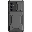 Husa pentru Samsung Galaxy A55, ERBORD Rugged Case, negru (două rame)