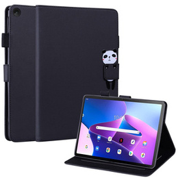 Husă pentru Lenovo Tab M10 Plus 10.6 Gen 3, cu clapetă, animal, negru