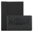Carcasă + tastatură Samsung Galaxy Tab A9+, Leather Pen Slot TouchPad, negru