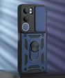 Husă blindată pentru Vivo Y19s, CamShield Slide, albastru