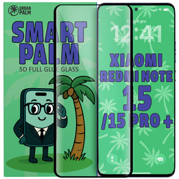 Sticlă temperată 5D Full Glue Smart Palm pentru Xiaomi Redmi Note 15 4G / Redmi Note 15 Pro+ 4G