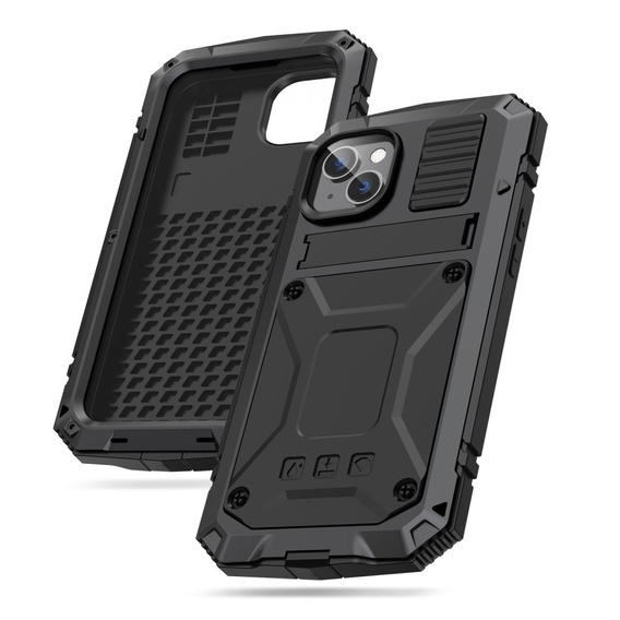 Husă blindată pentru iPhone 14, R-JUST, negru
