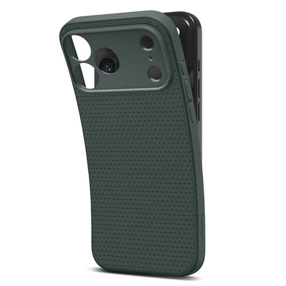 Carcasă Spigen Liquid Air pentru iPhone 17 Pro, Abyss Green
