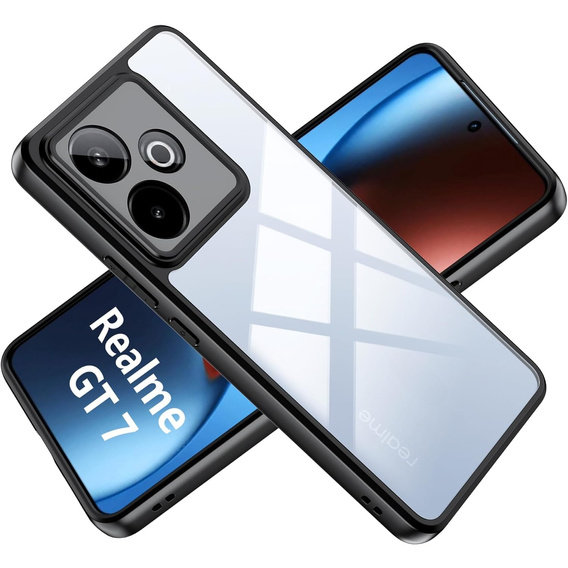 Huse pentru Realme GT 7 / 7T, Fusion Hybrid, transparentă